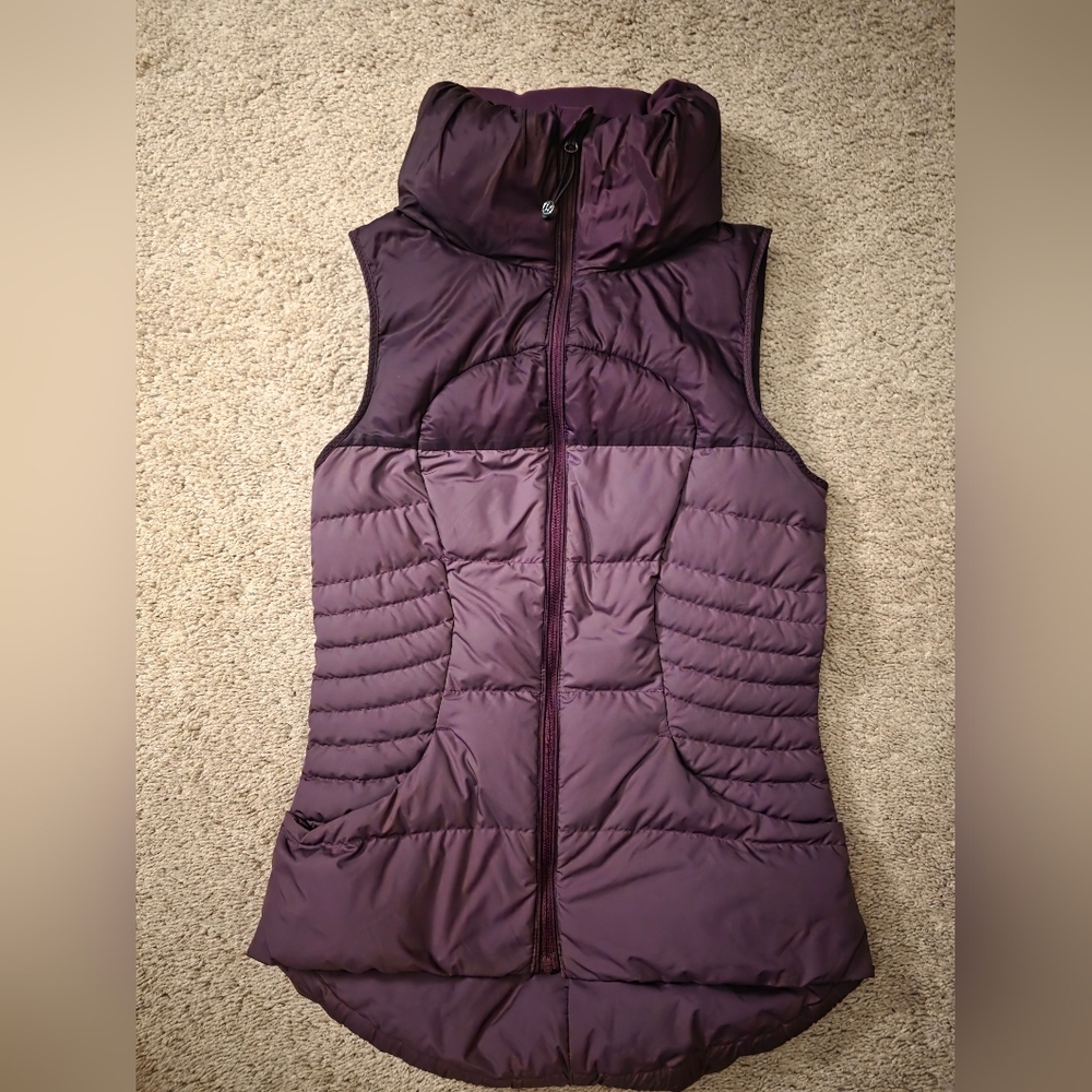 Lululemon Fluffin Awesome Vest Plum 4